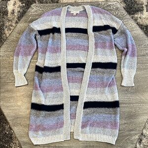 Women's Knox Rose Striped Cardigan Sweater Small